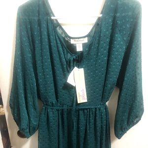 Motherhood Maternity Peasant Blouse